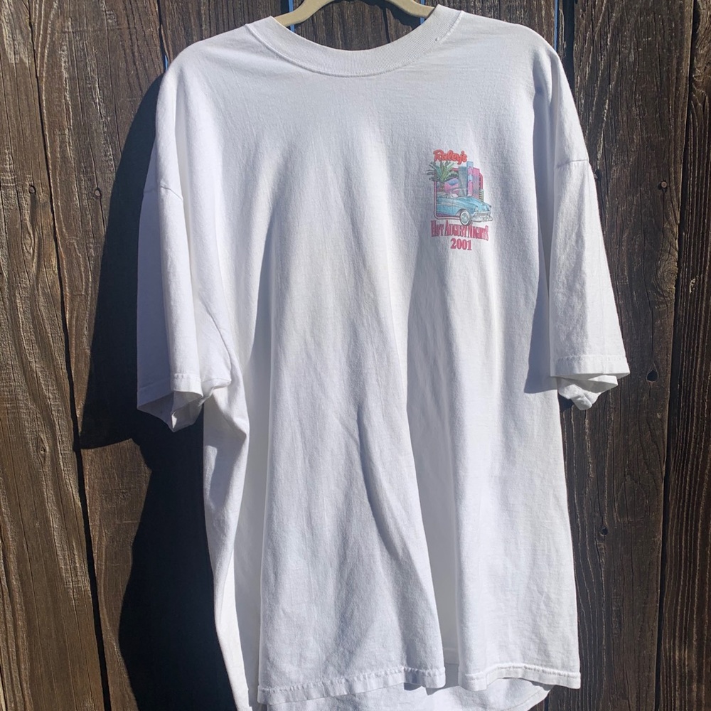 Vintage y2k hot august nights hot rod t shirt